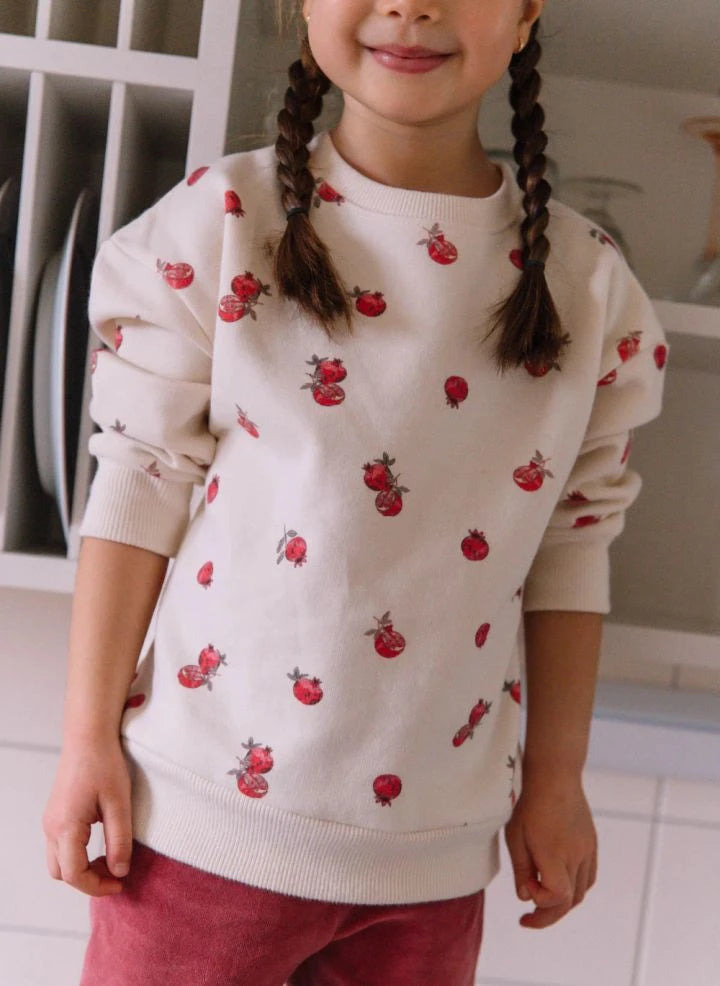 Studio Bohème - Bart Grenades Organic Cotton Sweatshirt | Ecru