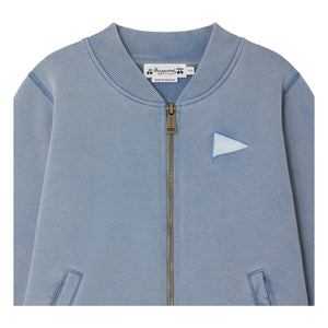 Bonpoint - Loreto Organic Cotton Bomber Jacket | Azure Blue