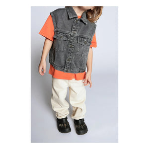 American Vintage - Yopday Sleeveless Denim Jacket | Gray