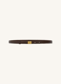 Soeur - Ninon Very Mini Leather Belt | Chocolate