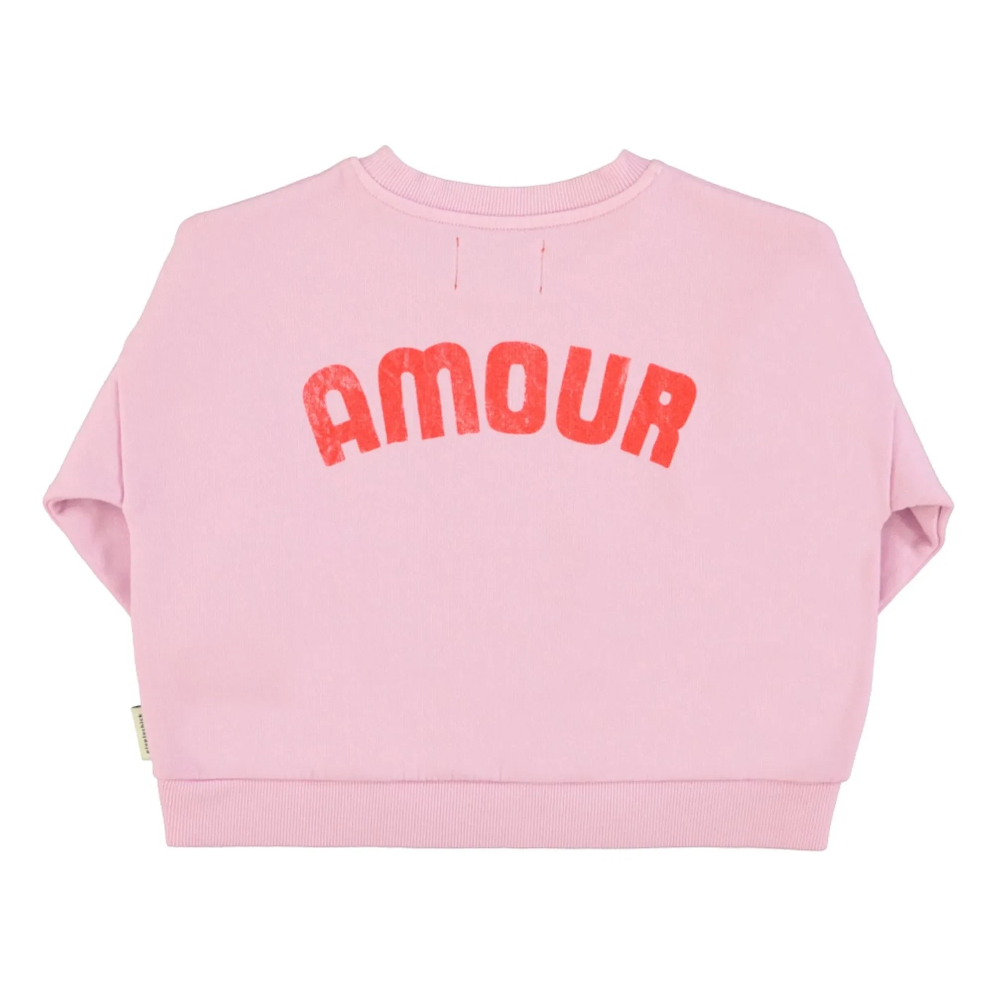 Piupiuchick - Organik Pamuklu Love Sweat | Pembe