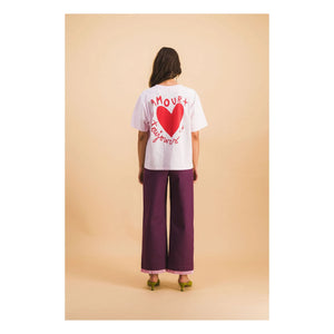 Elise Chalmin - Amour Toujours Cotton T-Shirt | Pink
