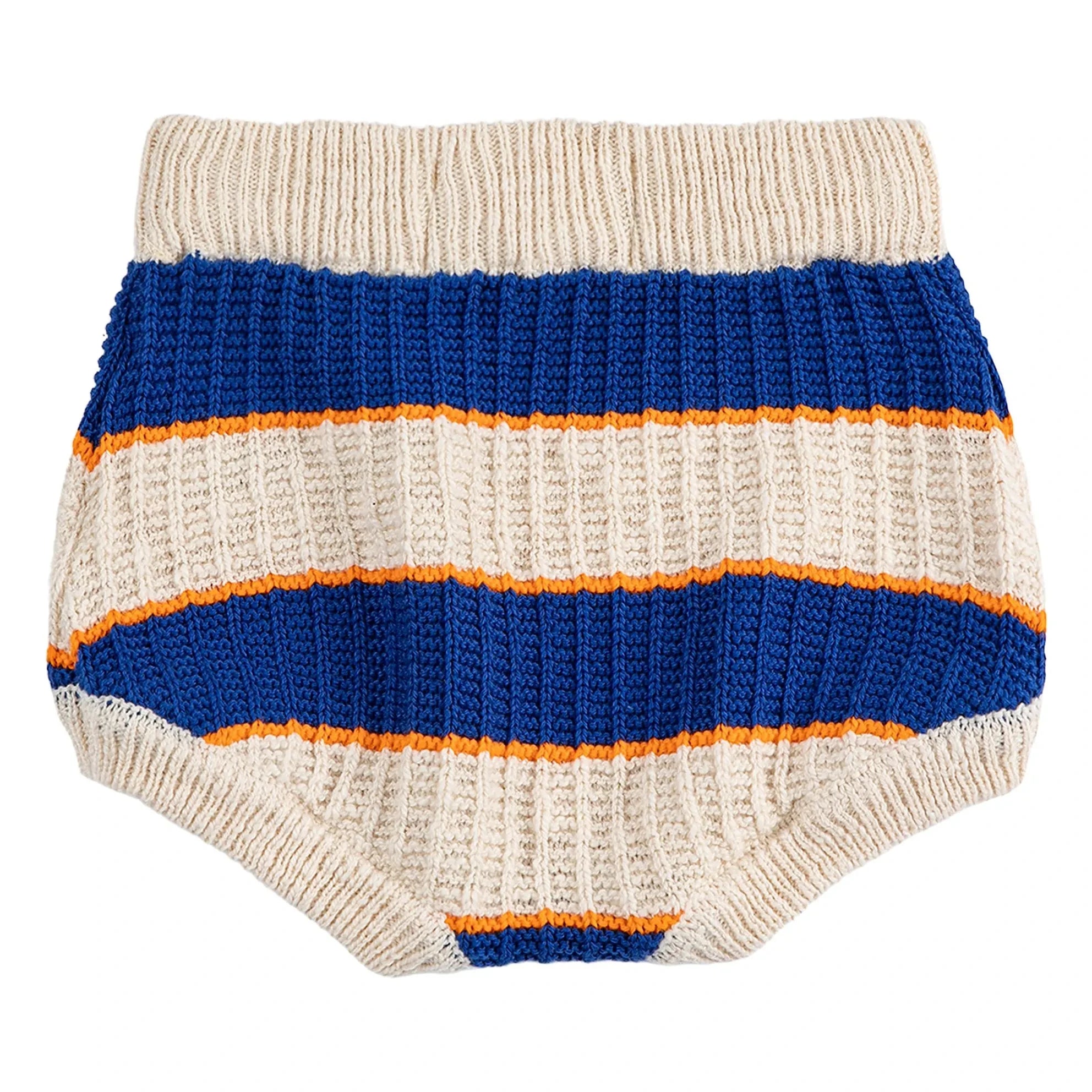 Bobo Choses - Striped Organic Cotton Knit Bloomers | Ecru