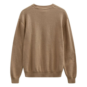 Anerkjendt - Akebbe Cotton Sweater | Taupe Brown