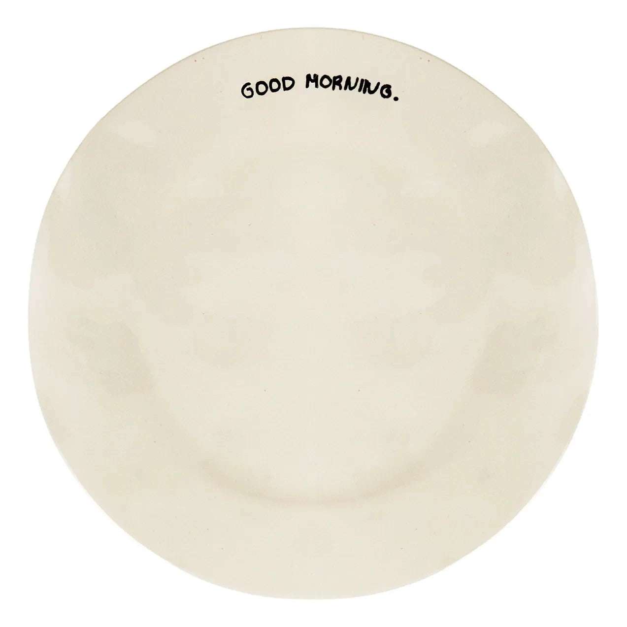 Anna + Nina - Good Morning Plate | Cream
