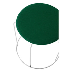 & Tradition - Verner Panton VP11 wire stool seat | Emerald green