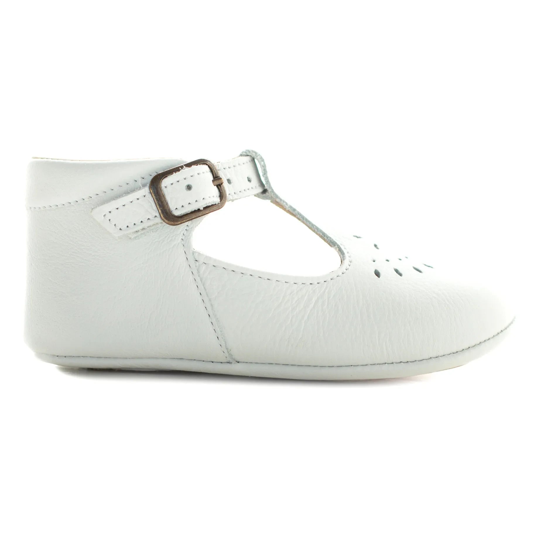 Poppée - Minimilton T-Bar Booties | Beyaz