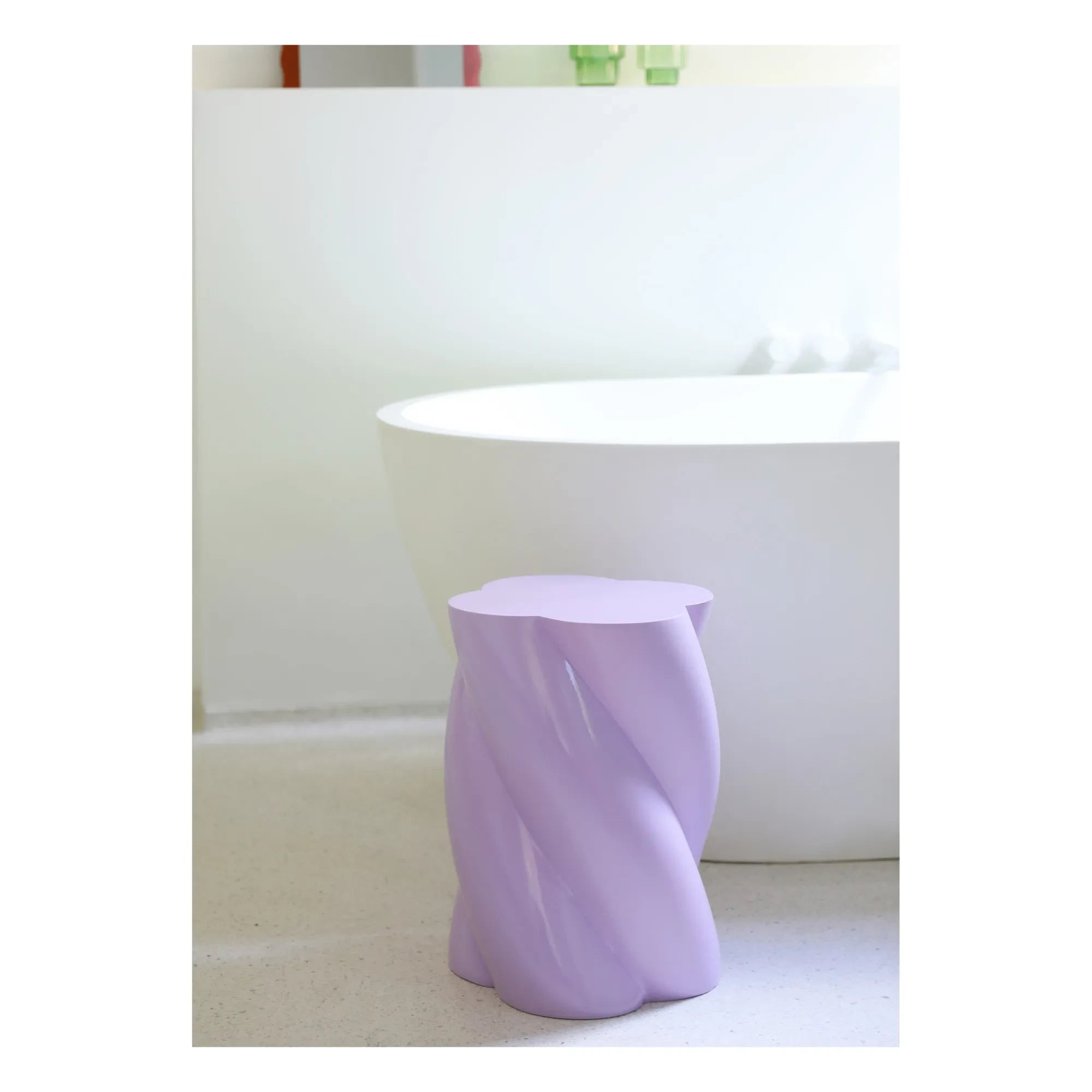 &Klevering - Marshmallow Side Table | Purple