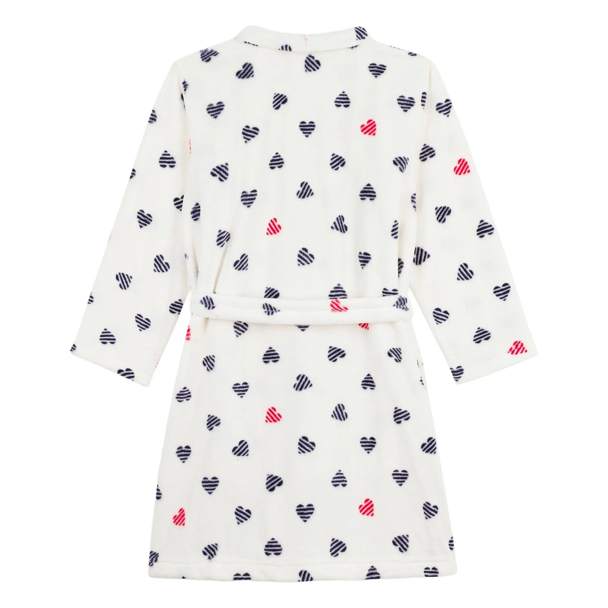 Petit Bateau - Striped Heart Sleepwear | White