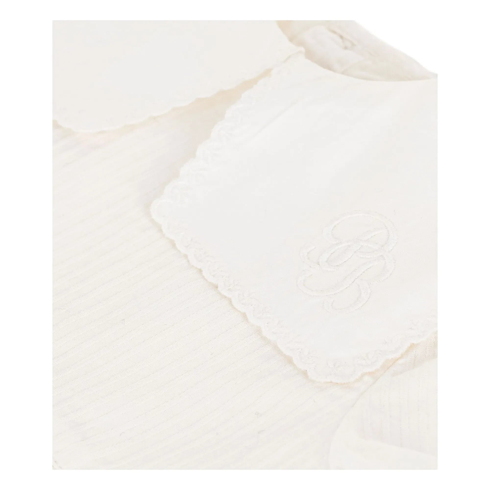 Petit Bateau - Linen and Organic Cotton Sailor Collar Dress and Bloomer Set | White