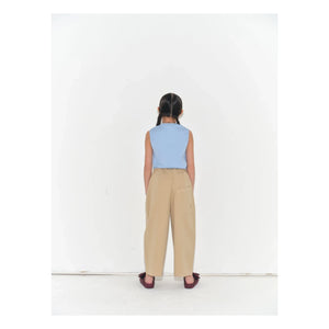 Main Story - Barrel Organic Cotton Pants | Beige