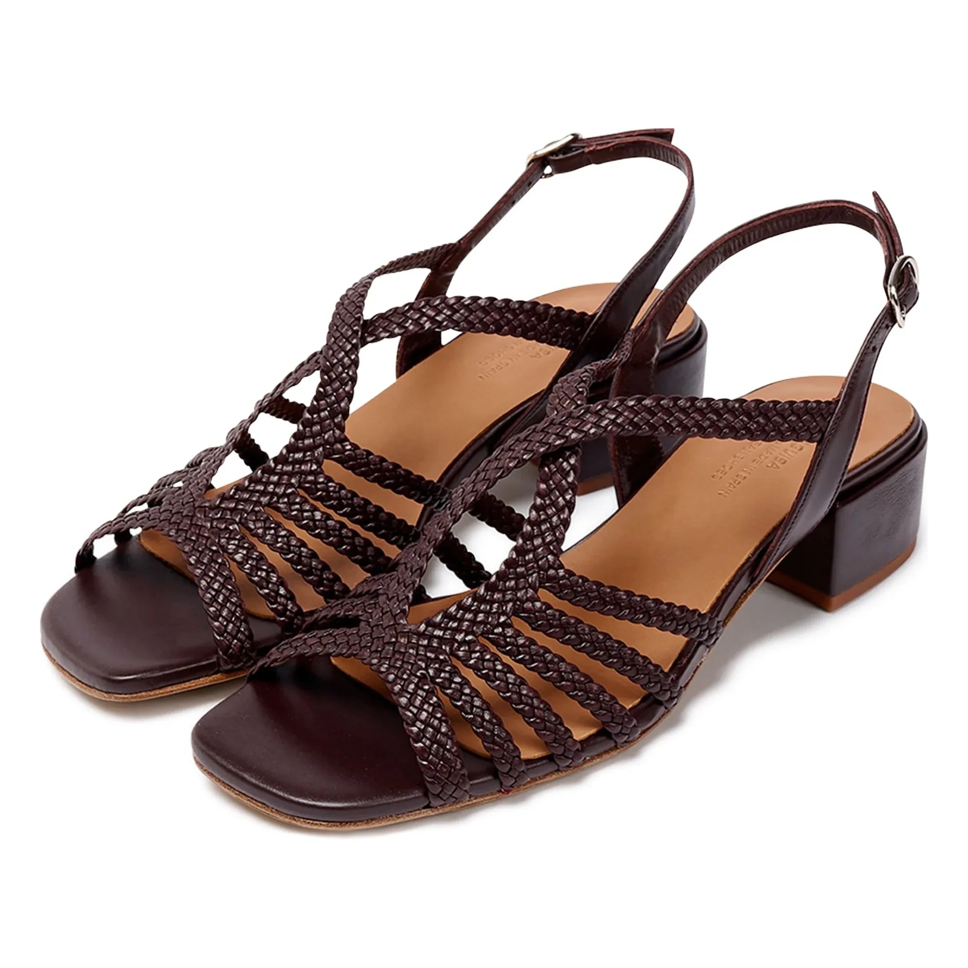 Naguisa - Raco sandals | Aubergine