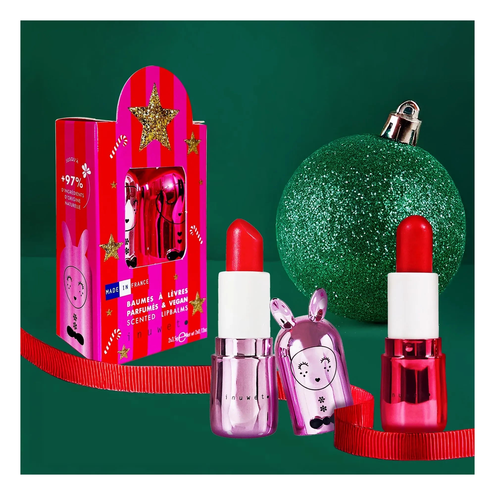 Inuwet - Couture Metal Lip Balms - 2-piece Set