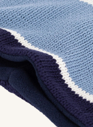 Petit Bateau - Çizgili Triko Boyunluk | Mavi
