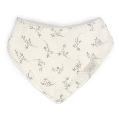 Babyshower - Bib Bandana Olive Bloom | Ecru