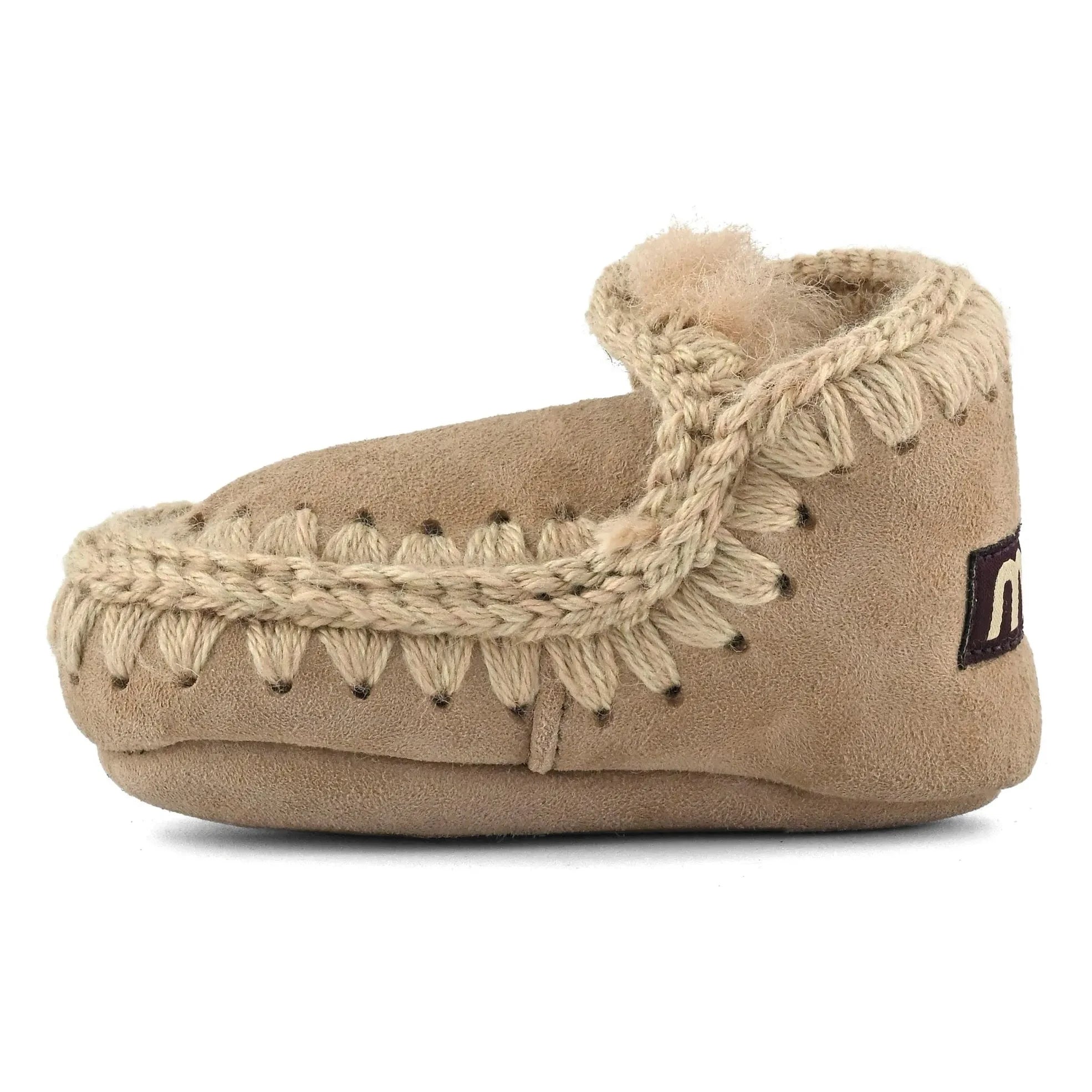 Mou - Eskimo Suede Slippers | Camel