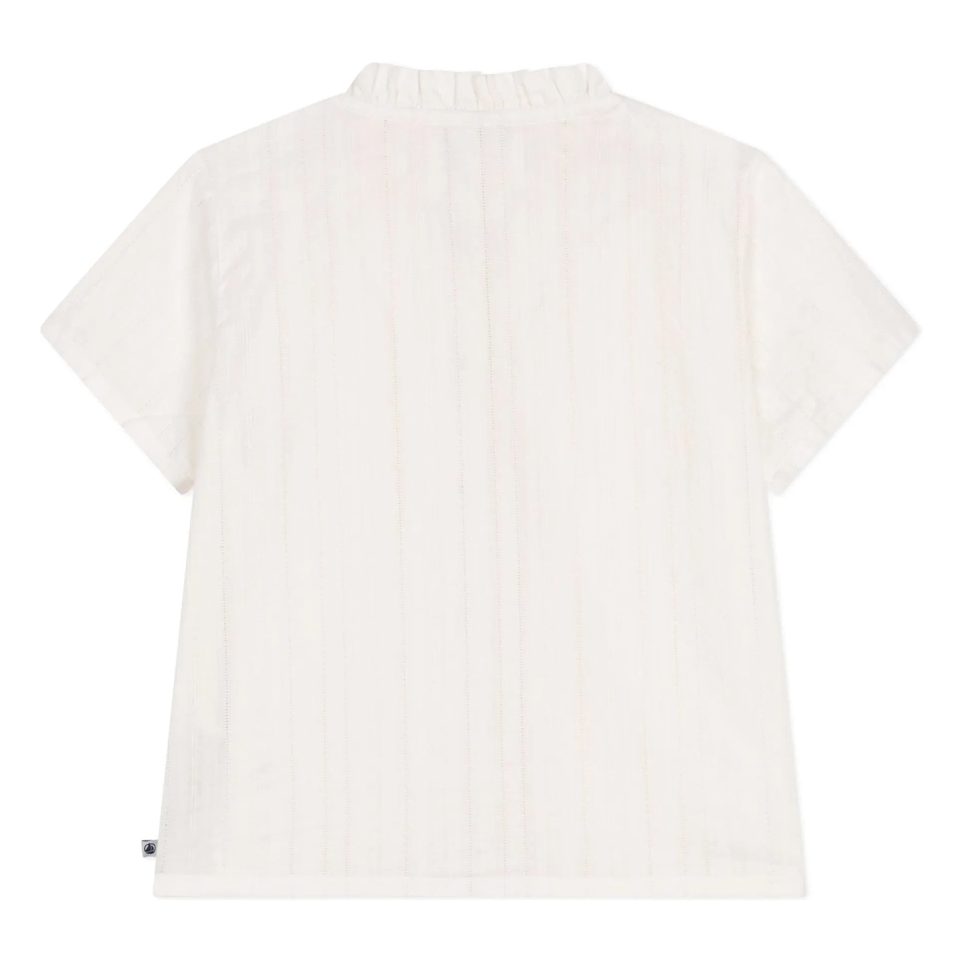 Petit Bateau - Bichou Blouse Organic Cotton Poplin | White