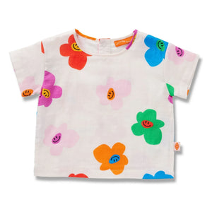 Halcyon Nights - Flowers T-Shirt | Ivory
