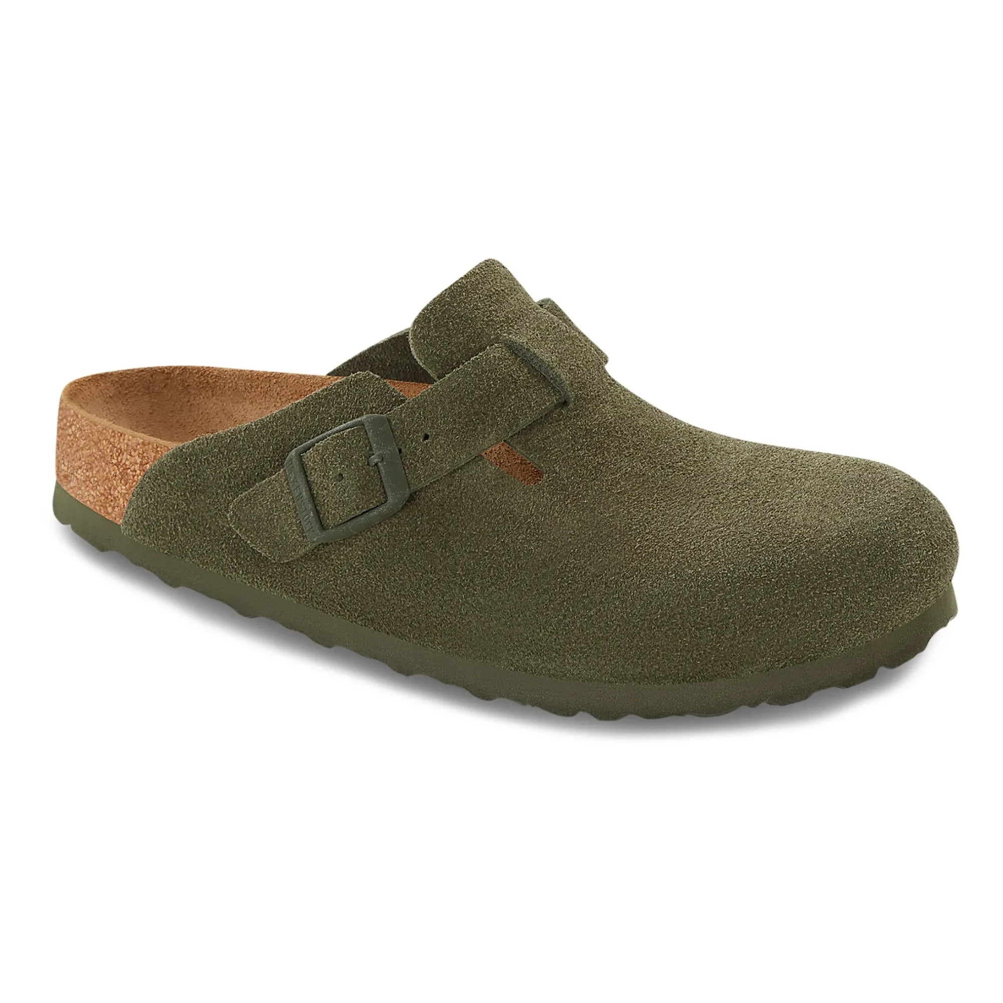 BIRKENSTOCK - Boston Narrow Fit Sandals - Adult Collection | Khaki