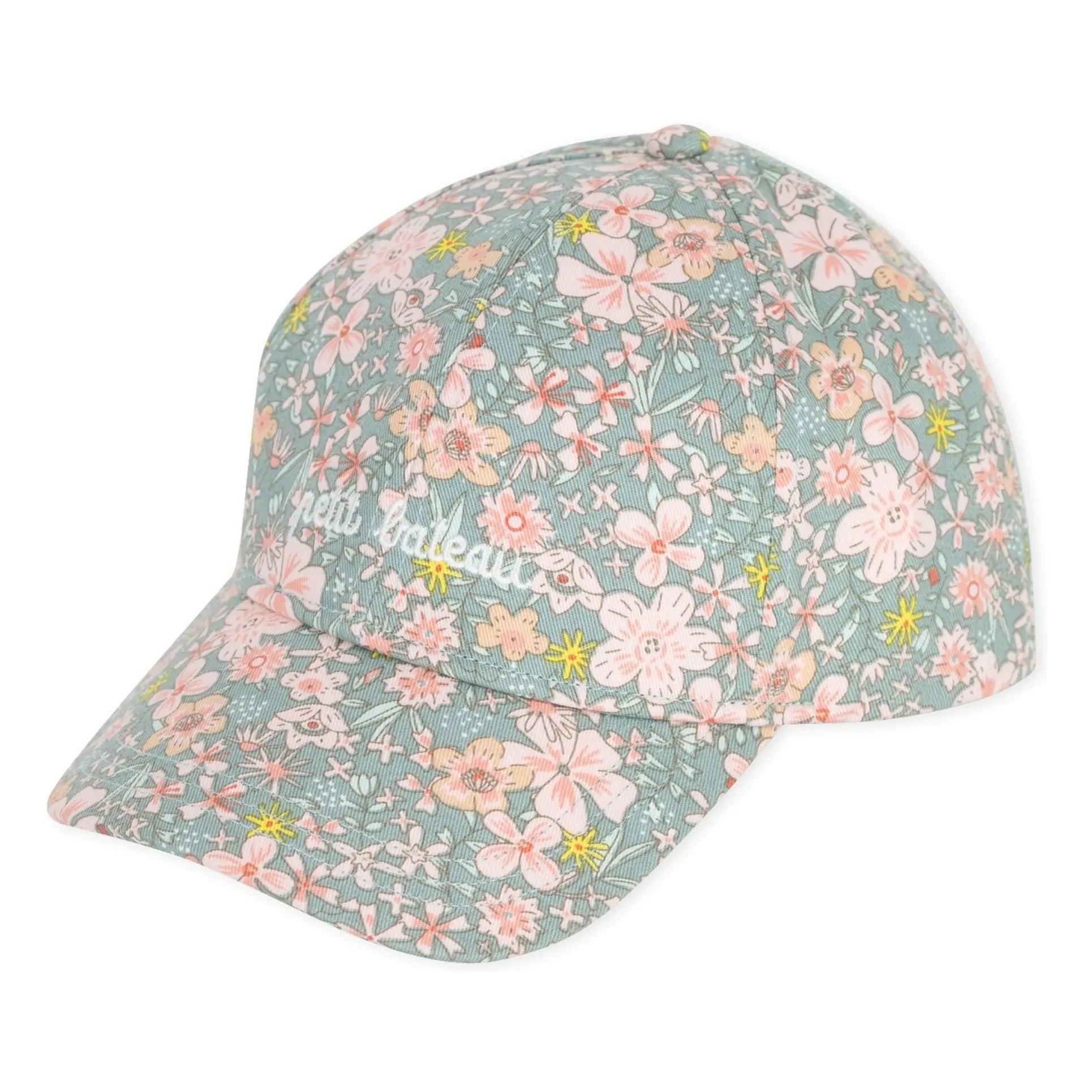 Petit Bateau - Fleurie Twill Hat | Gray Blue