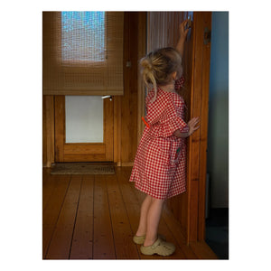 SISSEL EDELBO - Ohio Vichy Dress - Kids Collection | Red