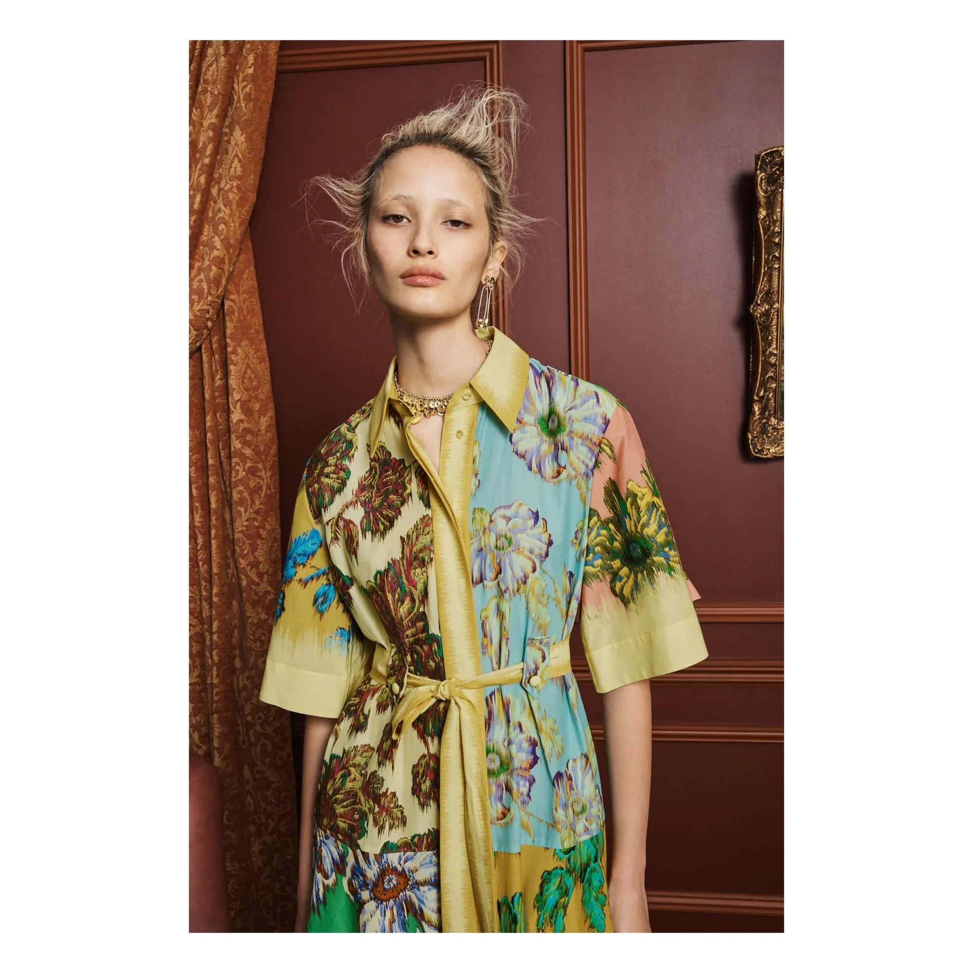 Alémais - Jerry Cotton Dress | Yellow