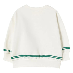 Tinycottons - Organic Cotton Flower Sweatshirt | White