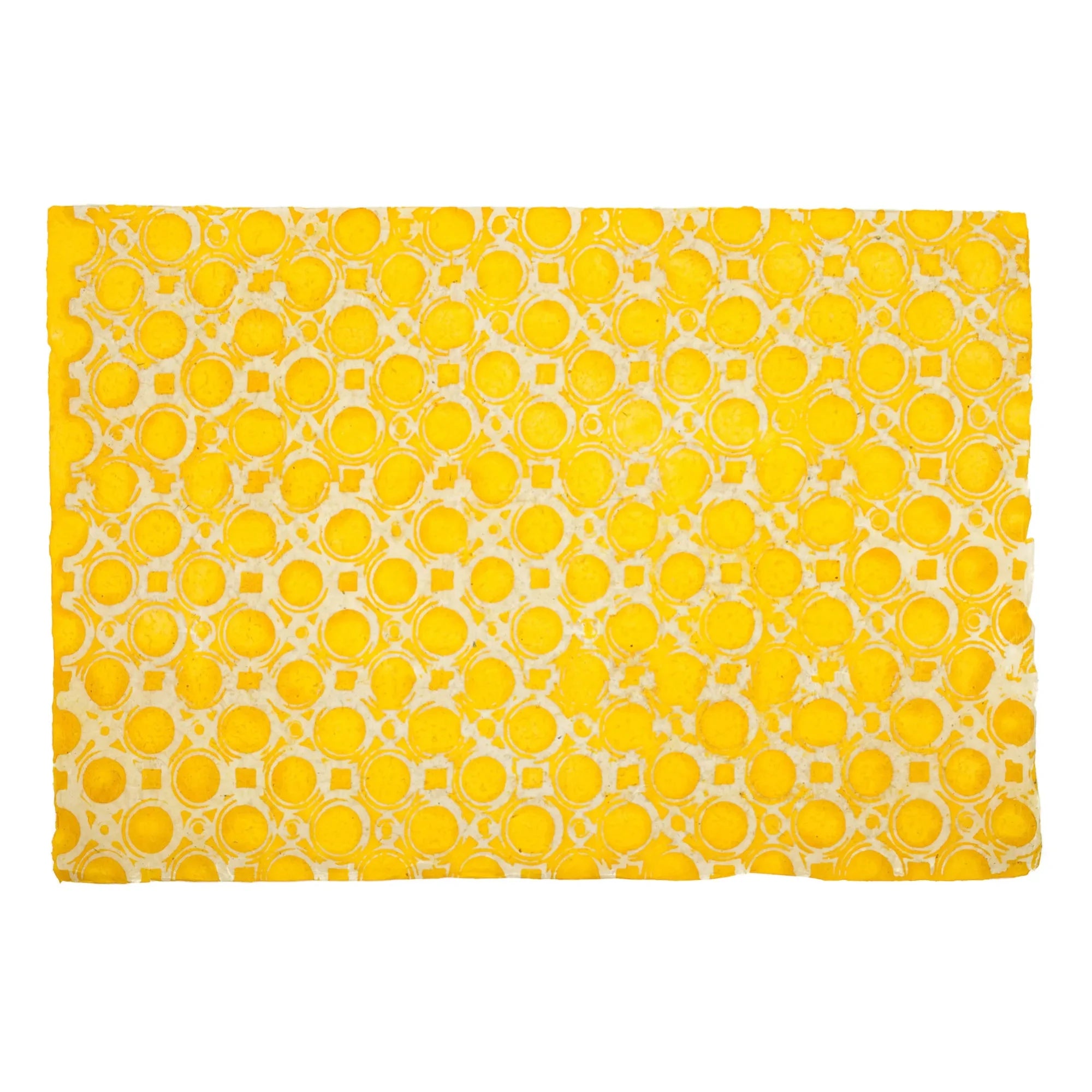 Le Monde Sauvage - Jaisalmer Yellow Wallpaper - 12-Panel Set | Yellow