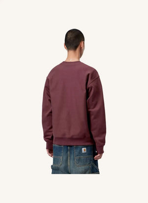 Carhartt WIP - American Script Sweatshirt | Bordo