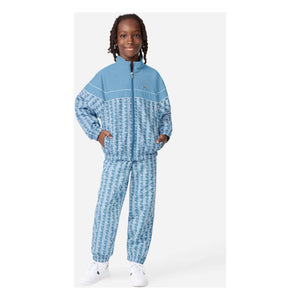 Lacoste - Monogrammed Recycled Fiber Jacket and Sweatpants Set | Light Blue