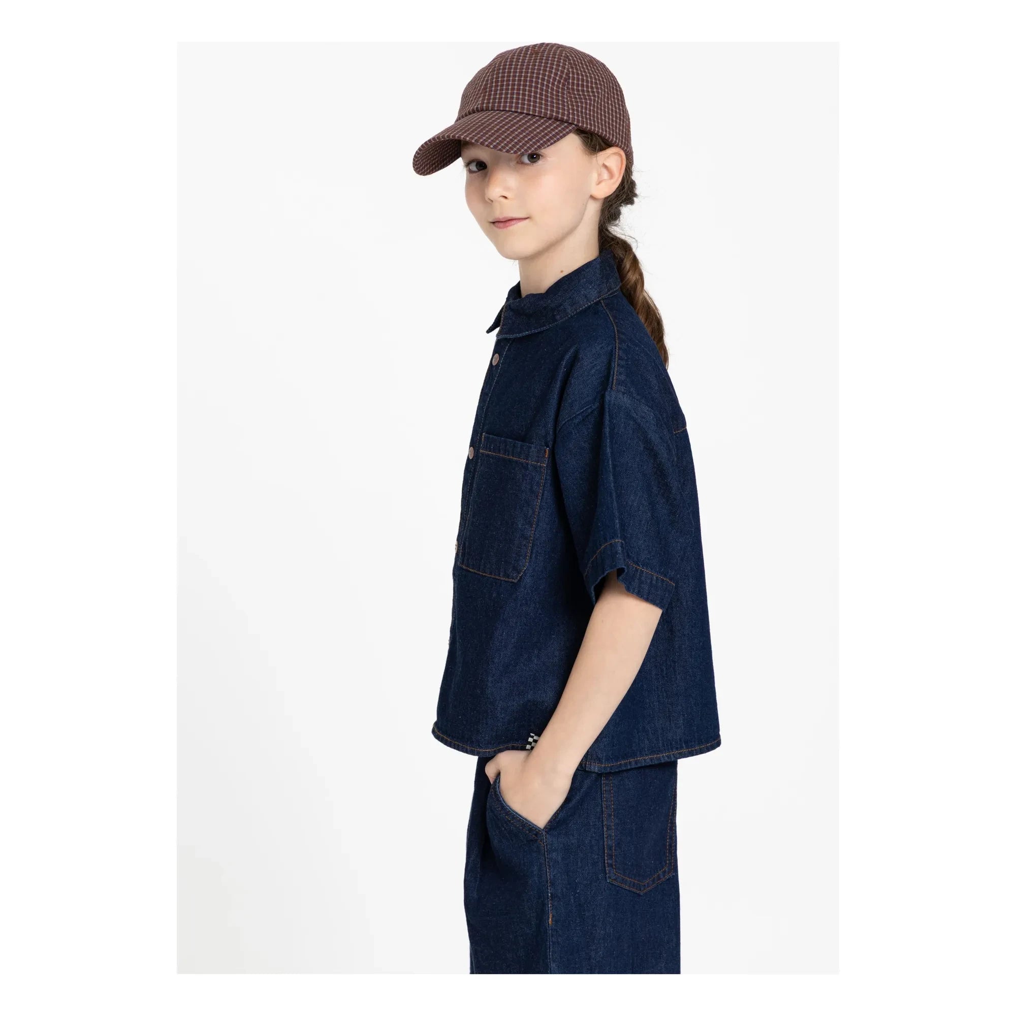 Finger in the nose - Beef Check Hat | Dark Brown