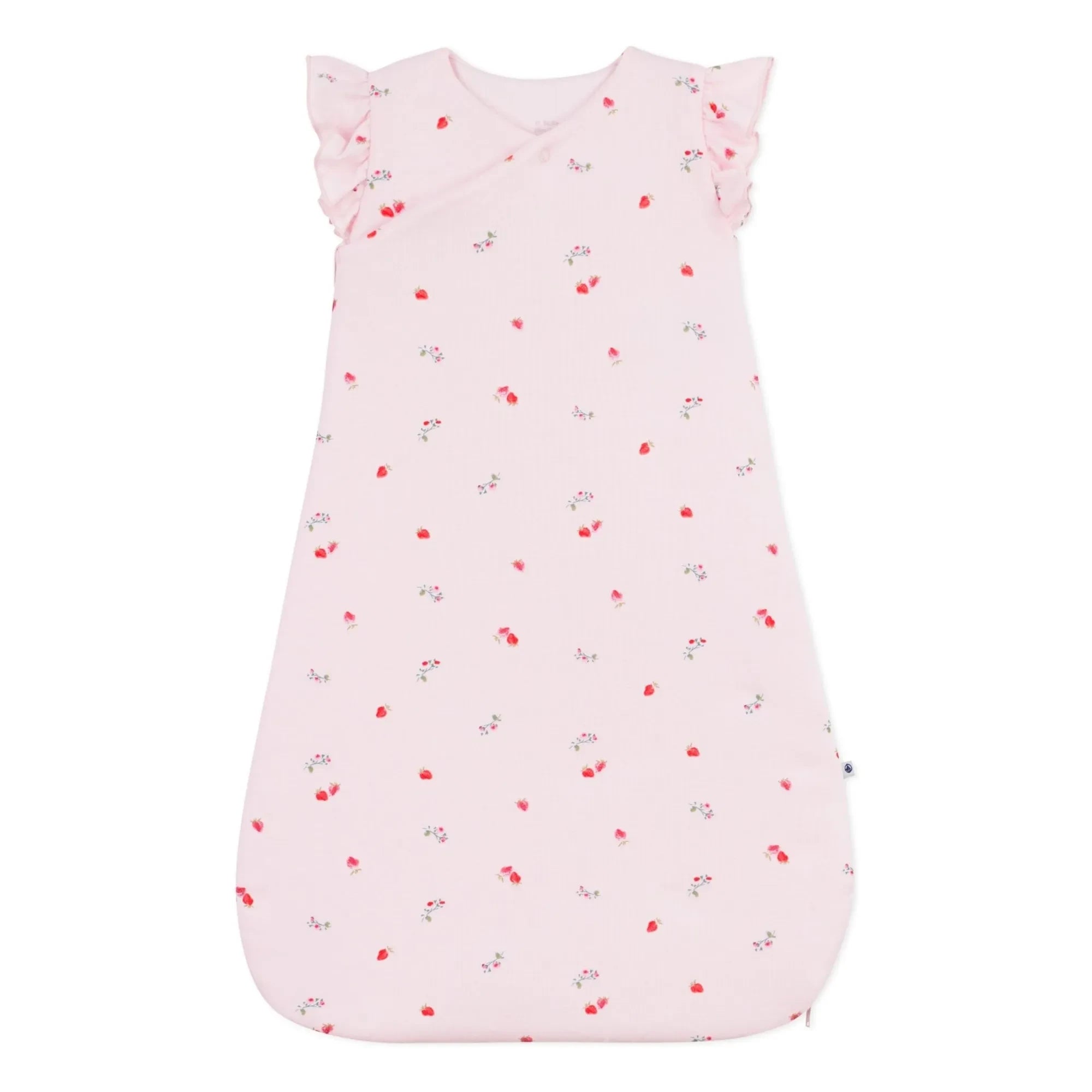 Petit Bateau - Fleurie Organik Pamuk uyku tulumu | Pembe
