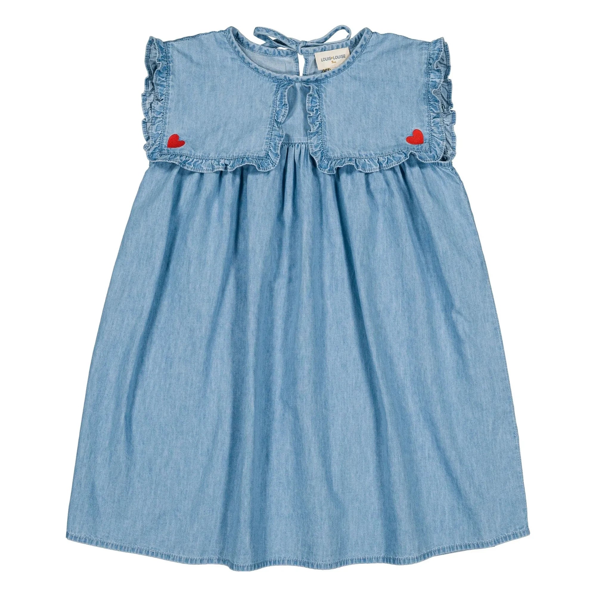 Louis Louise - Célestine Chambray Dress | Light Blue