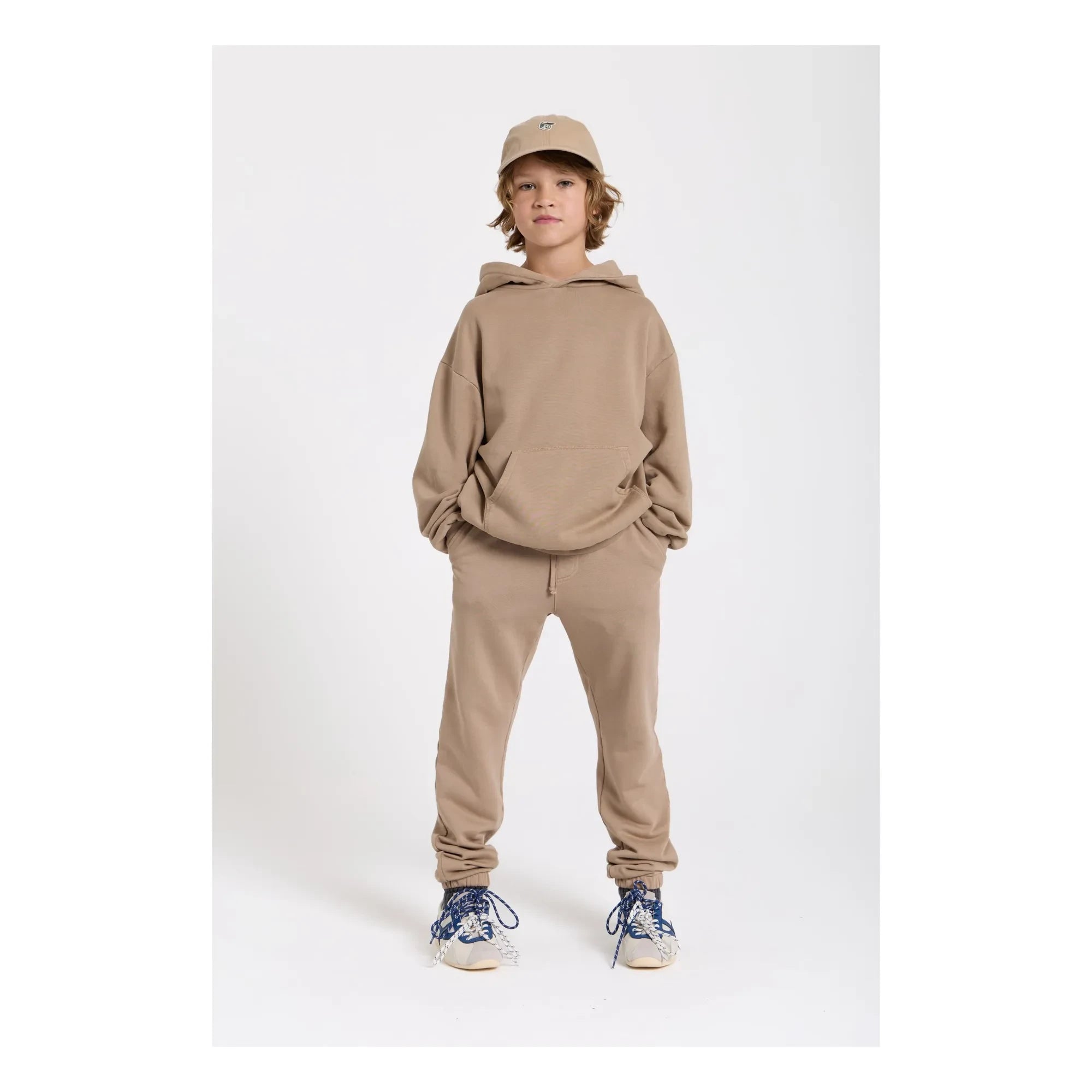 Smallable Kid - Noa organik pamuklu sweatshirt | Kum kahverengisi