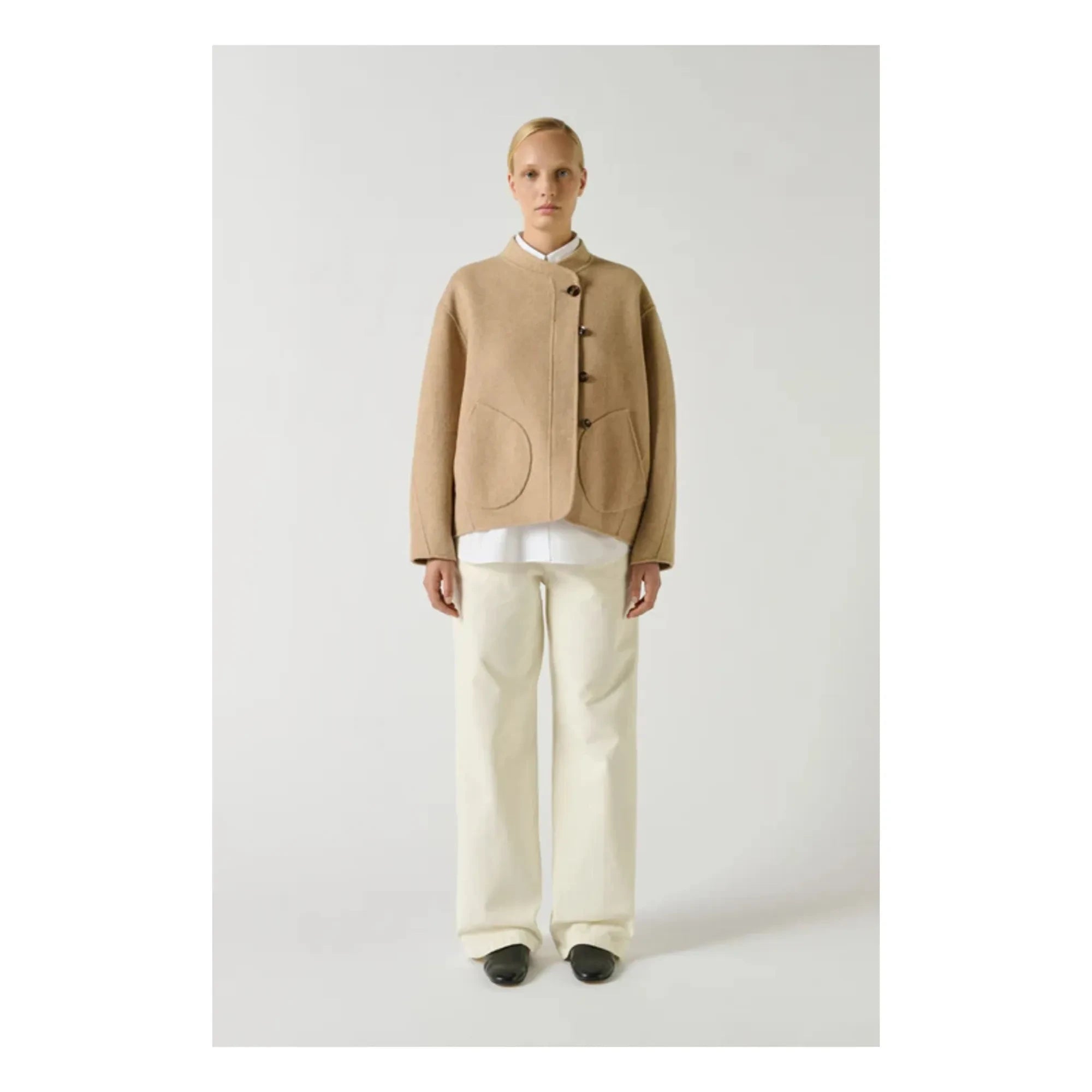 Soeur - Windsor Wool Coat | Heather Beige