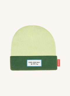 Hello Hossy - Urban Color Block organic cotton beanie | Green