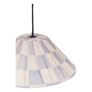 Nobodinoz - Ava Checked Lampshade | Blue