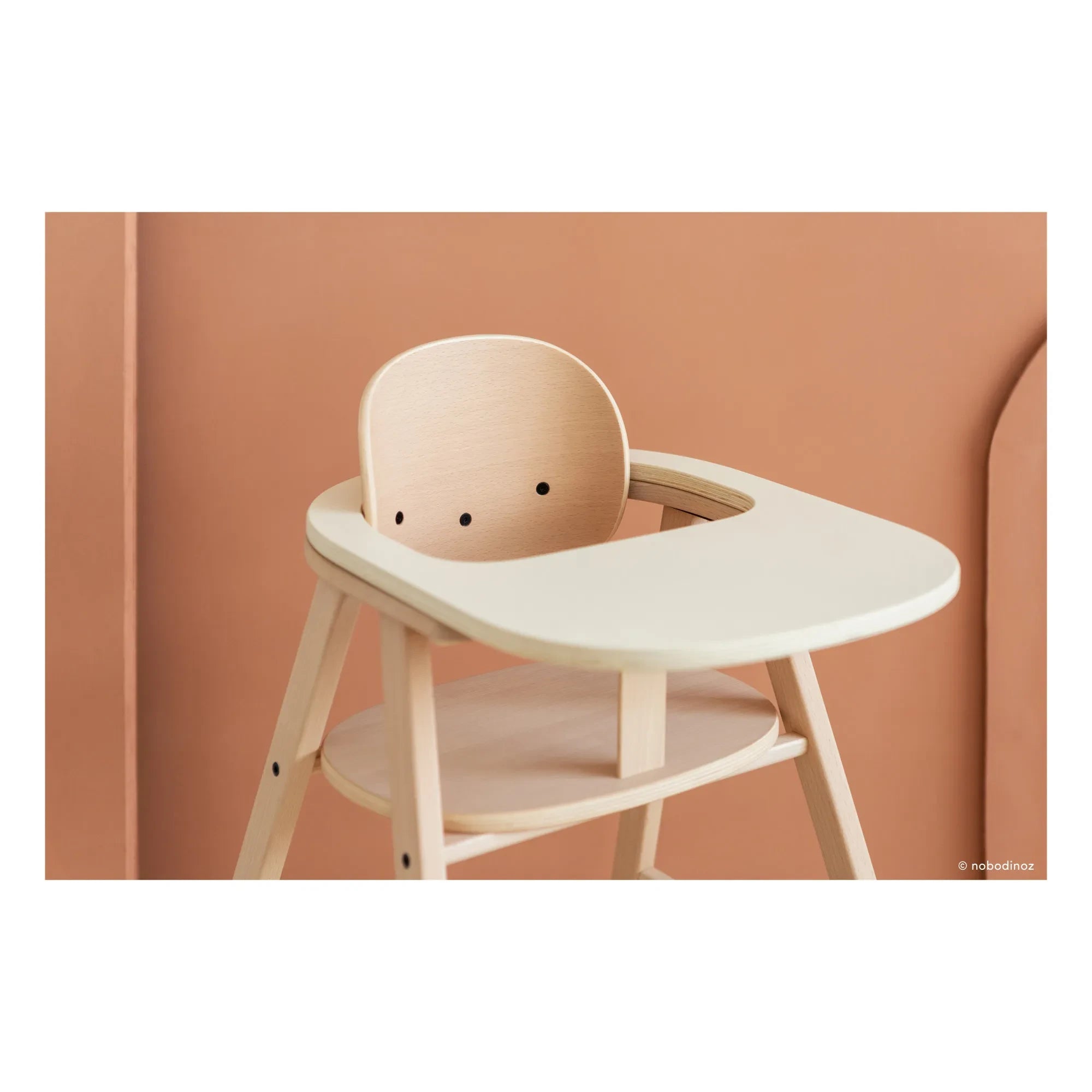 Nobodinoz - Wooden Tray for Growing Green High Chair