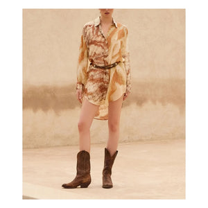 Mes Demoiselles - Smirf Silk Shirt | Beige