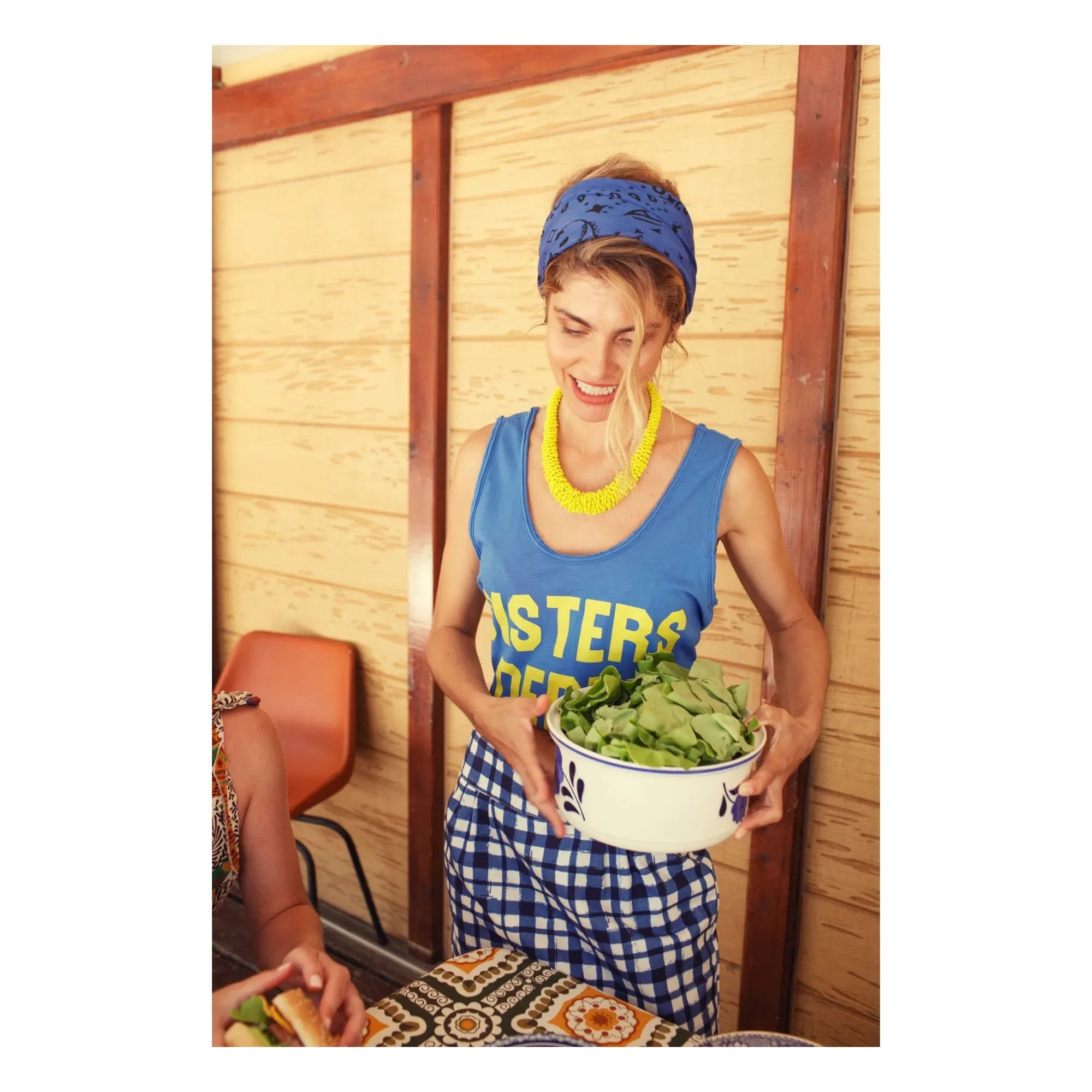 Sisters Department - Olivia Cotton Tank Top | Blue