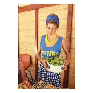 Sisters Department - Olivia Cotton Tank Top | Blue