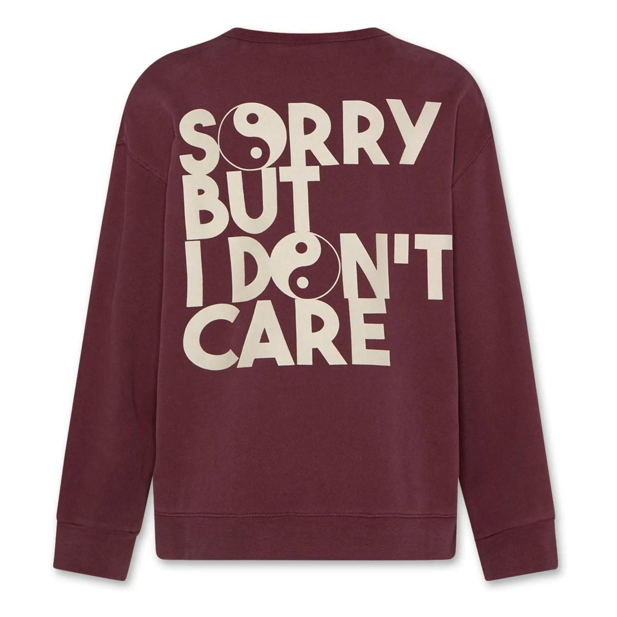 AO76 - Oscar Sorry organik pamuk sweatshirt | Bordo