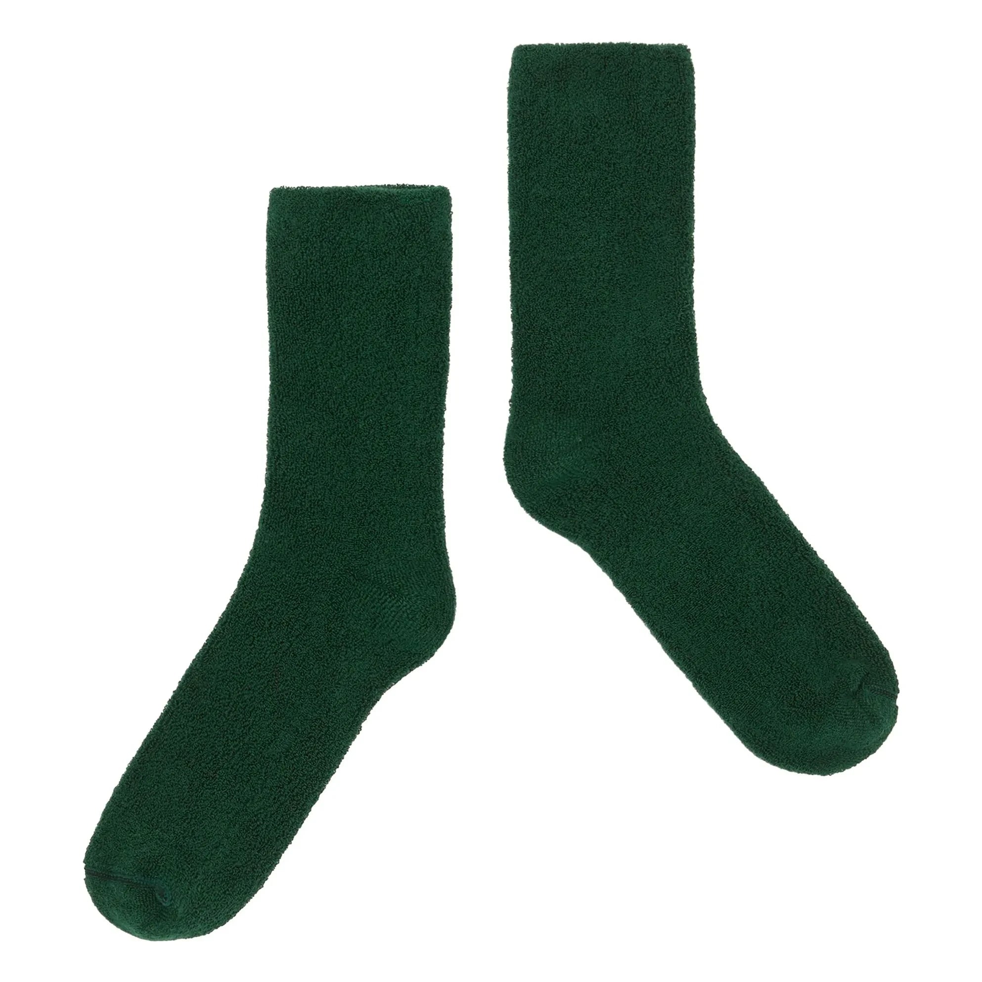 Main Story - Organic Cotton Logo Socks | Green