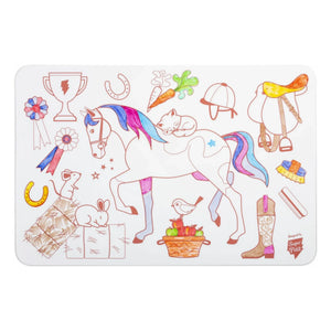 Superpetit - 4 Felt Pony Mini Painting Set