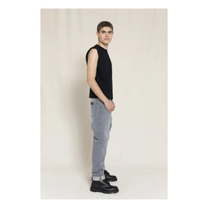 Finger in the nose - Ollibis Baggy Jeans | Gray Denim