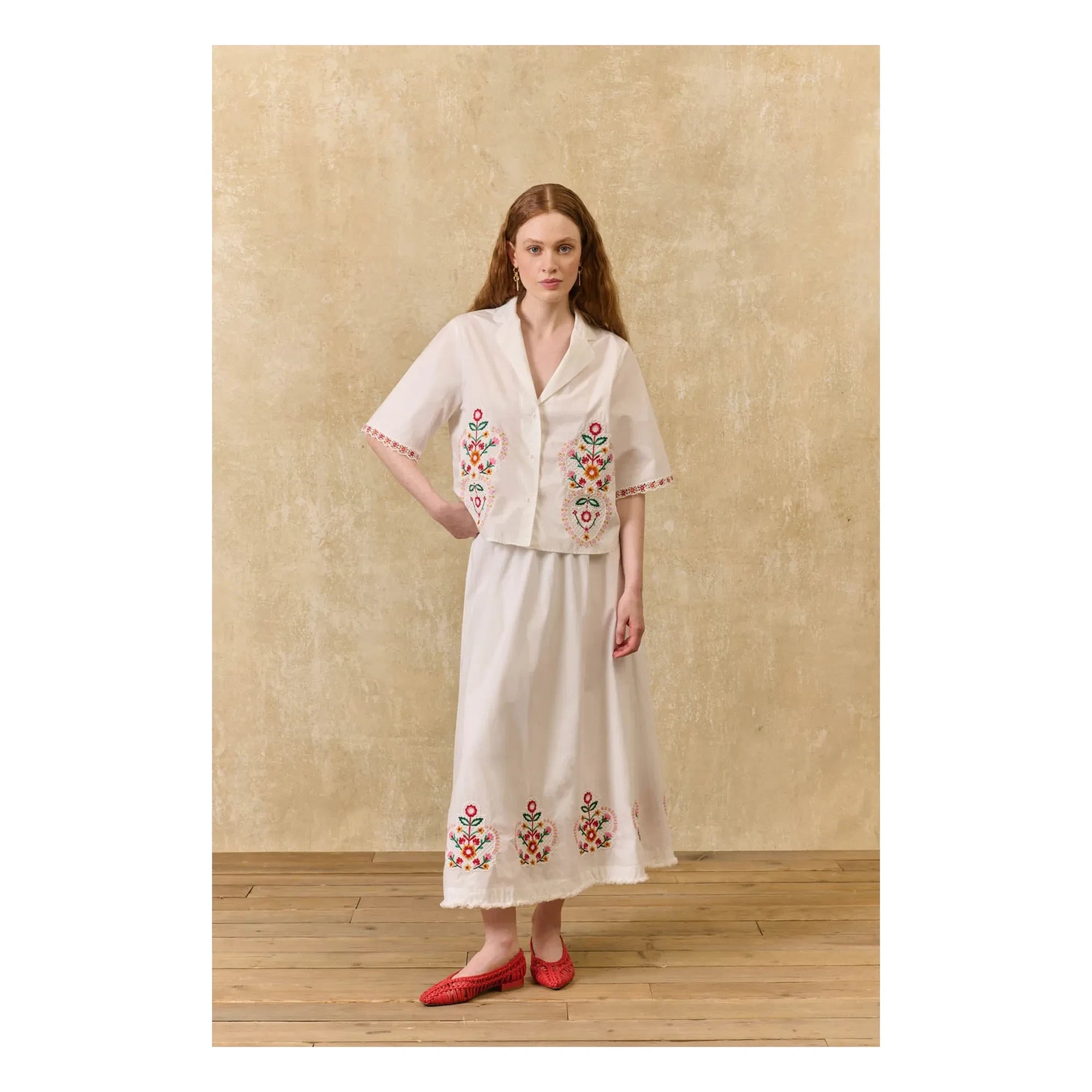 Louise Misha - Emilius Organic Cotton Shirt | White