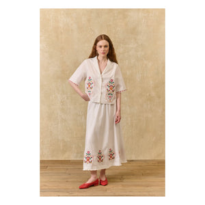 Louise Misha - Emilius Organic Cotton Shirt | White