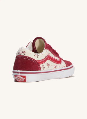 Vans - Old Skool Laced Knotted Sneakers | Red