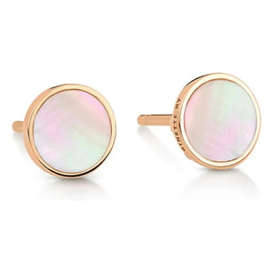 Ginette NY - Disc Ever Earrings | Pink Pearl Nacre