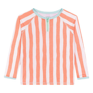 My First Cantê - Striped UV Protective T-Shirt | Pink